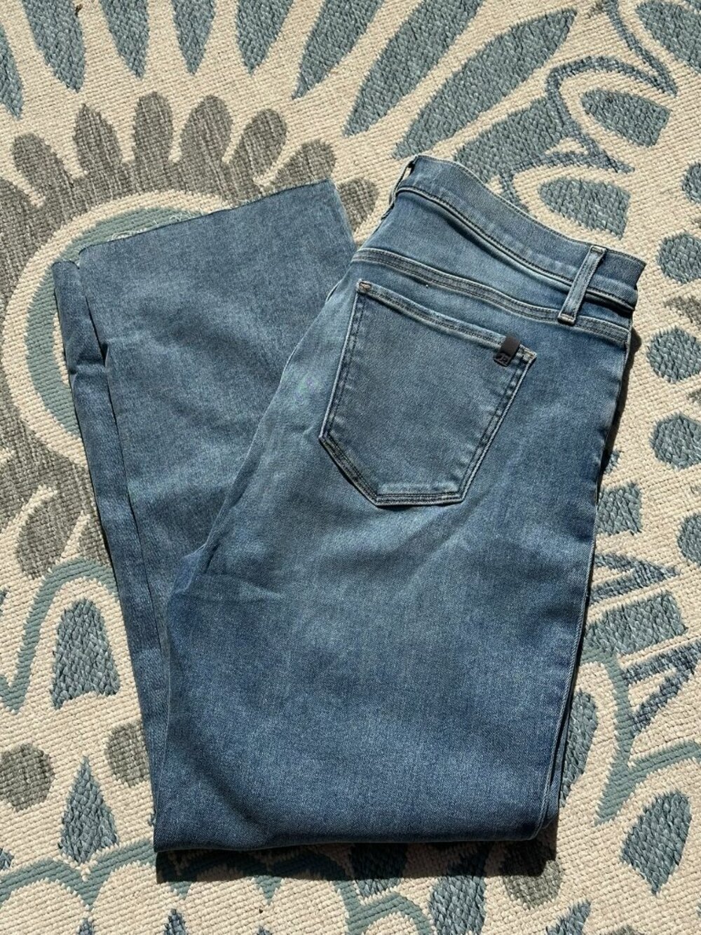 Joe's Jeans - The Callie - High Rise Cropped Boot - Size 32 - raw hem
